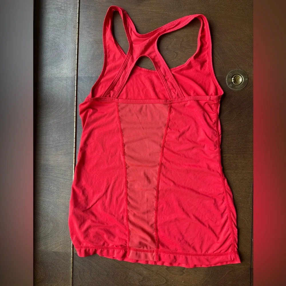 Zella Red/Orange Workout Tank - Picture 3 of 3